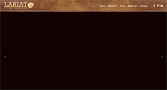 Desktop Screenshot of lariatcoffee.com